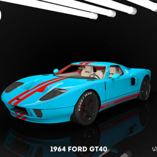 Ford GT40 in blue