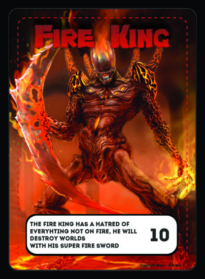 Fire and Ice Playing Cards Game