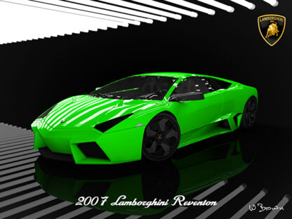 2007 Lamborghini Reventon Art Print